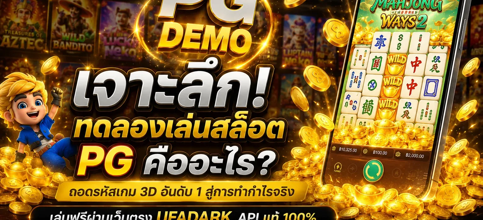 ทดลองเล่นสล็อต pg ถอดรหัสค่ายเกมเบอร์ 1 สู่การปั้นกำไรบนเว็บตรง UFADARK 2026