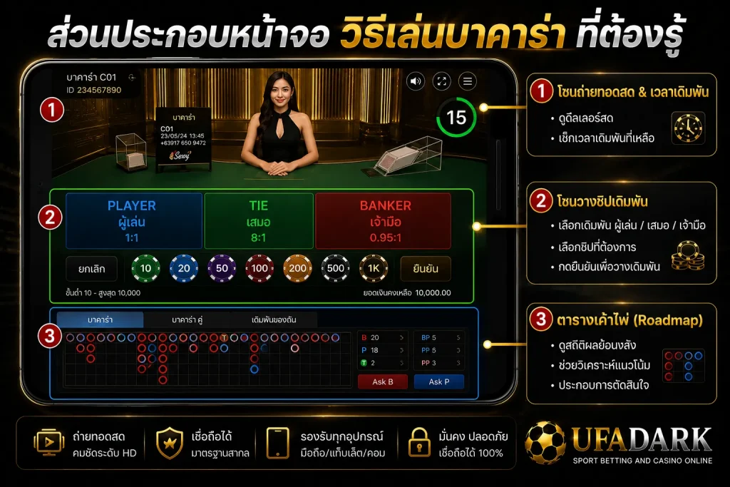วิธีเล่นบาคาร่า